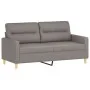 Sofa set with 2 pieces of gray taupe fabric cushions by , Sofas - Ref: Foro24-3201575, Price: 422,91 €, Discount: %