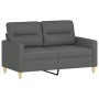 Set Sofas mit Kissen 3 Stück dunkelgrauer Stoff von , Sofas - Ref: Foro24-3201577, Preis: 443,31 €, Rabatt: %