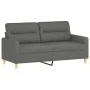 3-piece dark gray fabric sofa set with cushions by , Sofas - Ref: Foro24-3201577, Price: 451,92 €, Discount: %