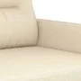 Sofa set with cushions 3 pieces cream fabric by , Sofas - Ref: Foro24-3201610, Price: 519,60 €, Discount: %