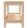 Gartenbank aus massivem Kiefernholz 82,5x35x45 cm von , Gartenbänke - Ref: Foro24-832377, Preis: 59,97 €, Rabatt: %