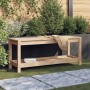 Banco de jardín de madera maciza de pino 108x35x45 cm de , Bancos de jardín - Ref: Foro24-832382, Precio: 85,81 €