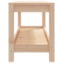 Banco de jardín de madera maciza de pino 108x35x45 cm de , Bancos de jardín - Ref: Foro24-832382, Precio: 85,81 €