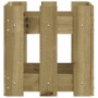 Pflanzgefäßzaun Design imprägniertes Kiefernholz 30x30x30 cm von , Töpfe und Pflanzgefäße - Ref: Foro24-832446, Preis: 19,58 ...