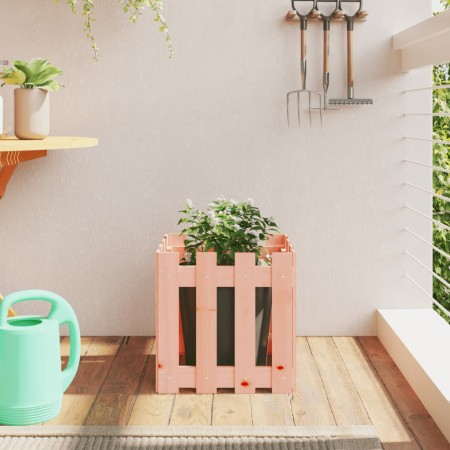 Jardinera con diseño de valla madera maciza Douglas 40x40x40 cm de , Maceteros y jardineras - Ref: Foro24-832450, Precio: 22,...