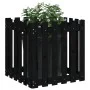 Planter box design made of solid black pine wood 60x60x60 cm by , Pots and planters - Ref: Foro24-832459, Price: 39,42 €, Dis...
