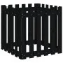 Planter box design made of solid black pine wood 60x60x60 cm by , Pots and planters - Ref: Foro24-832459, Price: 39,42 €, Dis...