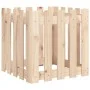 Pflanzgefäß mit Zaundesign massives Kiefernholz 50x50x50 cm von , Töpfe und Pflanzgefäße - Ref: Foro24-832452, Preis: 26,33 €...