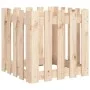 Pflanzgefäß mit Zaundesign massives Kiefernholz 50x50x50 cm von , Töpfe und Pflanzgefäße - Ref: Foro24-832452, Preis: 26,33 €...