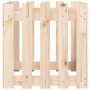 Jardinera con diseño de valla madera maciza de pino 50x50x50 cm de , Maceteros y jardineras - Ref: Foro24-832452, Precio: 26,...