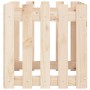 Jardinera con diseño de valla madera maciza de pino 50x50x50 cm de , Maceteros y jardineras - Ref: Foro24-832452, Precio: 26,...