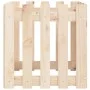 Pflanzgefäß mit Zaundesign massives Kiefernholz 50x50x50 cm von , Töpfe und Pflanzgefäße - Ref: Foro24-832452, Preis: 26,33 €...