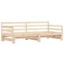 Sofá cama nido madera maciza de pino 80x200 cm de , Camas y somieres - Ref: Foro24-836150, Precio: 185,38 €, Descuento: %