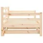 Sofá cama nido madera maciza de pino 80x200 cm de , Camas y somieres - Ref: Foro24-836150, Precio: 185,38 €, Descuento: %