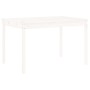 Juego de comedor de jardín 5 piezas madera maciza pino blanco de , Conjuntos de jardín - Ref: Foro24-3157716, Precio: 280,24 €