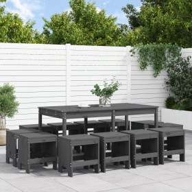 13-teilige Garten-Essgarnitur aus massivem Kiefernholz von , Gartensets - Ref: Foro24-3157723, Preis: 624,87 €, Rabatt: %