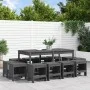 13-piece solid pine gray garden dining set by , Garden sets - Ref: Foro24-3157723, Price: 625,51 €, Discount: %