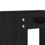 Garden table set and high stools 3 pieces black pine wood by , Garden sets - Ref: Foro24-3157737, Price: 213,31 €, Discount: %
