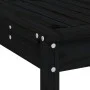 Garden table set and high stools 3 pieces black pine wood by , Garden sets - Ref: Foro24-3157737, Price: 213,31 €, Discount: %