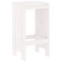 Garden table set and high stools 5 pieces white pine wood by , Garden sets - Ref: Foro24-3157740, Price: 316,83 €, Discount: %
