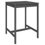 Set mit 3 hohen Gartentischen und Hockern Kiefernholz grau von , Gartensets - Ref: Foro24-3157735, Preis: 208,99 €, Rabatt: %