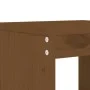 Garden table and 7-piece high stools set made of brown honey pine wood. by , Garden sets - Ref: Foro24-3157754, Price: 482,54...