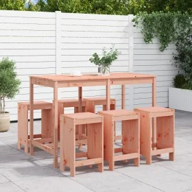 Juego de muebles de jardín 7 pzas madera maciza abeto Douglas de , Conjuntos de jardín - Ref: Foro24-3157756, Precio: 426,98 ...