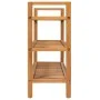 Shoe rack with 3 shelves solid oak wood 100x27x60 cm by vidaXL, Shoe racks and shoe organizers - Ref: Foro24-244209, Price: 1...