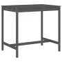 Garden set with table and high stools, 5 pieces, made of gray pine wood. by , Garden sets - Ref: Foro24-3157777, Price: 397,4...