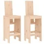 3-piece solid pine wood high table and stools set by , Garden sets - Ref: Foro24-3157763, Price: 202,42 €, Discount: %