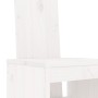 Garden table set and high stools 7 pieces white pine wood by , Garden sets - Ref: Foro24-3157782, Price: 586,91 €, Discount: %