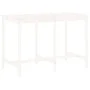 Garden table set and high stools 7 pieces white pine wood by , Garden sets - Ref: Foro24-3157782, Price: 579,43 €, Discount: %