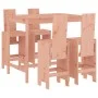 Stehtisch und Gartenhocker 5 Stück Massivholz Douglasie von , Gartensets - Ref: Foro24-3157780, Preis: 349,75 €, Rabatt: %