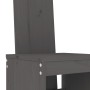 High table and stools garden set 9 pieces solid pine wood gray by , Garden sets - Ref: Foro24-3157789, Price: 797,78 €, Disco...