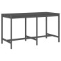 High table and stools garden set 9 pieces solid pine wood gray by , Garden sets - Ref: Foro24-3157789, Price: 797,78 €, Disco...