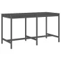 High table and stools garden set 9 pieces solid pine wood gray by , Garden sets - Ref: Foro24-3157789, Price: 787,58 €, Disco...
