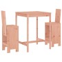 Gartentisch und Stühle 3 Stk. Massivholz Douglasie von , Gartensets - Ref: Foro24-3157768, Preis: 214,44 €, Rabatt: %