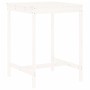 Garden table set and high stools 3 pieces white pine wood by , Garden sets - Ref: Foro24-3157794, Price: 229,98 €, Discount: %