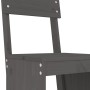 Hoher Gartentisch und Hocker 9 Stk. massives Kiefernholz grau von , Gartensets - Ref: Foro24-3157819, Preis: 707,29 €, Rabatt: %