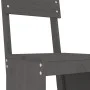 Hoher Gartentisch und Hocker 9 Stk. massives Kiefernholz grau von , Gartensets - Ref: Foro24-3157819, Preis: 697,95 €, Rabatt: %