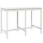 Garden table set and high stools 7 pieces white pine wood by , Garden sets - Ref: Foro24-3157812, Price: 542,41 €, Discount: %