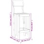 Stehtisch und Gartenhocker 5 Stück Massivholz Douglasie von , Gartensets - Ref: Foro24-3157810, Preis: 335,16 €, Rabatt: %