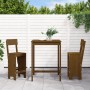 Hoher Gartentisch und Hocker 3 Stk. Zirbenholz honigbraun von , Gartensets - Ref: Foro24-3157796, Preis: 230,80 €, Rabatt: %