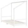 Bettgestell für Kinder Zirbenholz weiß 2x(90x200) cm von , Kinderbetten und Betten für Kinder - Ref: Foro24-3200590, Preis: 2...