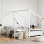 Estructura de cama para niños madera pino blanco 2x(90x190) cm by , Cribs and beds for children - Ref: Foro24-3200599, Price:...