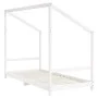 Estructura de cama para niños madera pino blanco 2x(90x190) cm de , Cunas y camas para niños - Ref: Foro24-3200599, Precio: 2...