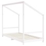 Kinderbettgestell aus weißem Kiefernholz 2x(90x190) cm von , Kinderbetten und Betten für Kinder - Ref: Foro24-3200599, Preis:...