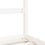 Estructura de cama para niños madera pino blanco 2x(90x190) cm