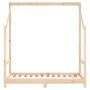 Estructura de cama deniños madera maciza de pino 2x(70x140) cm