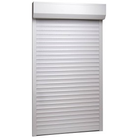 Weiße Aluminiumjalousie 100x210 cm von , Fensterläden - Ref: Foro24-144969, Preis: 295,42 €, Rabatt: %